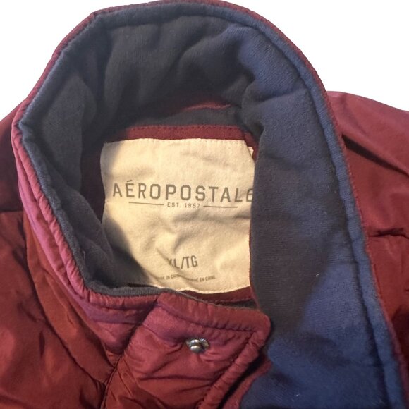 Aeropostale blue and red snap vest size XL - Picture 6 of 6